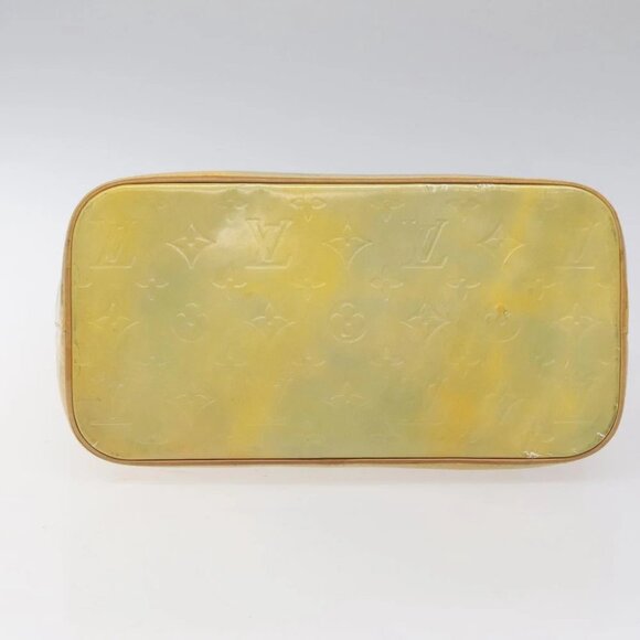 LOUIS VUITTON Monogram Vernis Houston Hand Bag Gris M91053 LV Auth 117329 - Picture 8 of 14